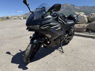2025 Kawasaki Ninja® 500 ABS Passion Red/Metallic Flat Spark Black