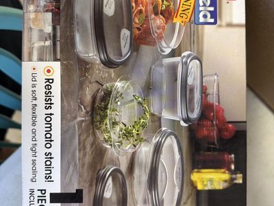 Vintage Rubbermaid StainShield 10-Piece Food Storage Container Set-New in Box