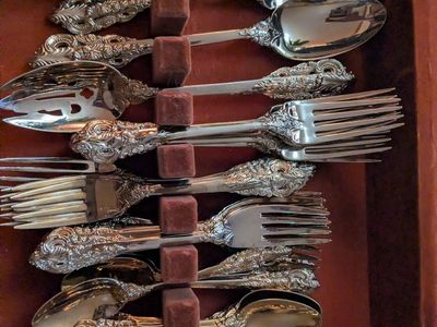 Antique Baroque by Godinger sterling silver silverware set