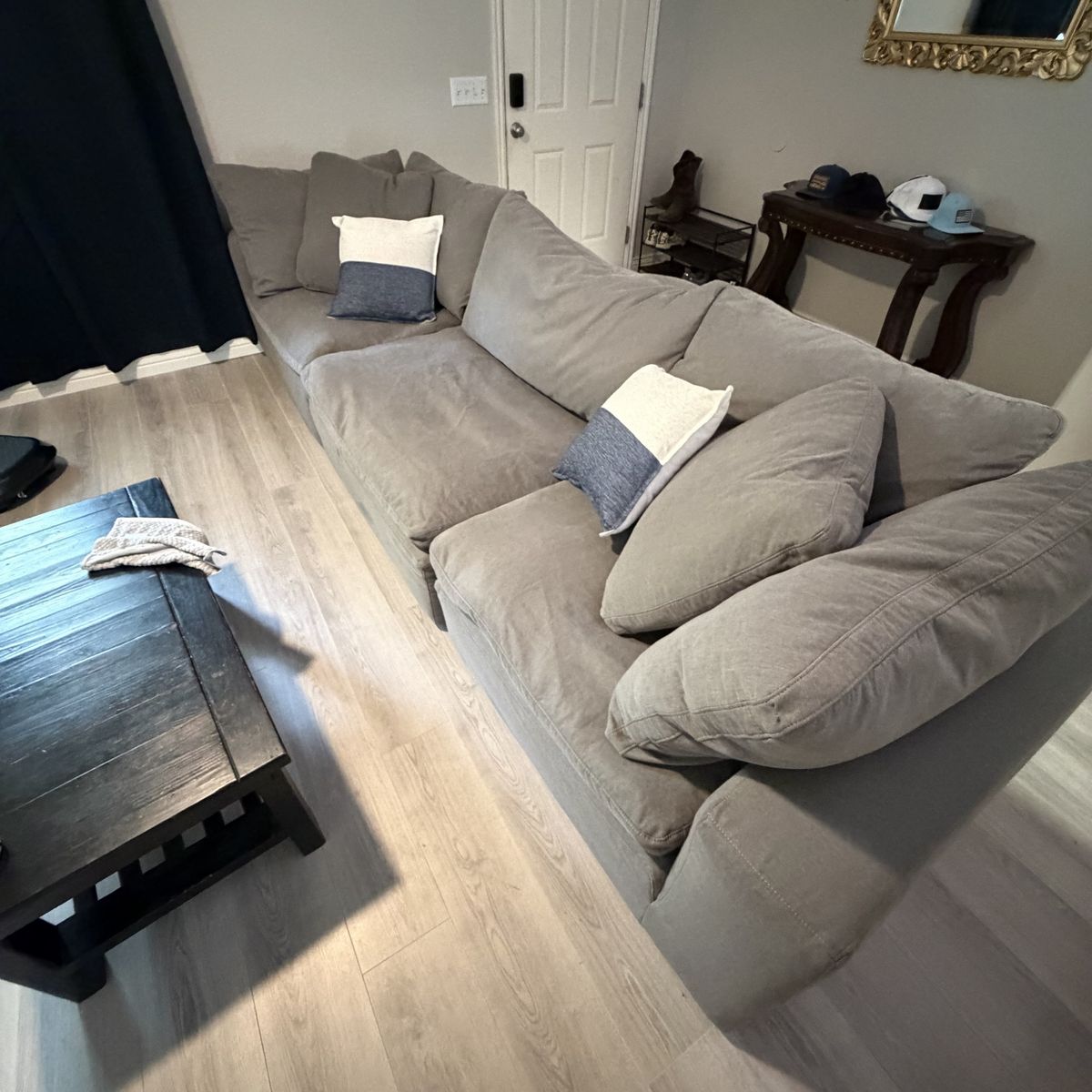 Down Feather Sectional