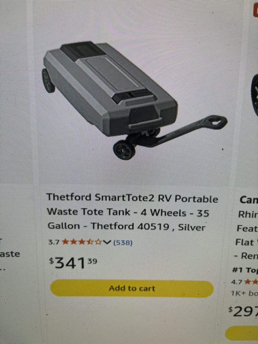 Thetford SmartTote 2 RV portable waste tank