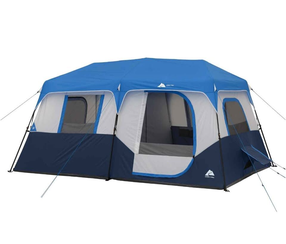 Ozark Trail 8-Person Cabin Tent with LED Lighted Poles (NEW)