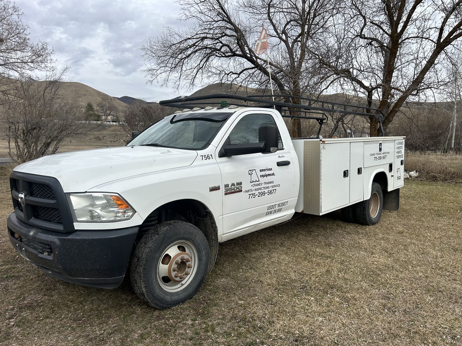 2017 Ram 3500 with 11' Knapheide Service body