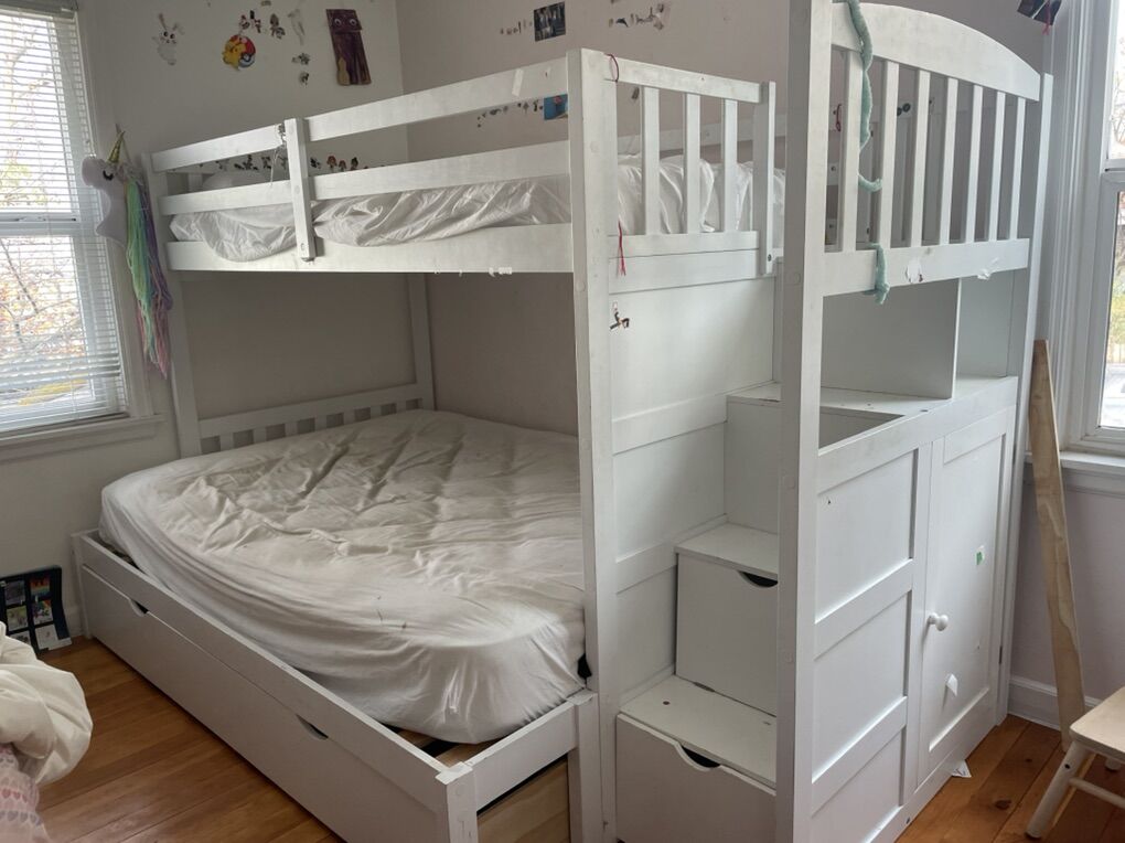 Bunk Bed With Built In Stairs