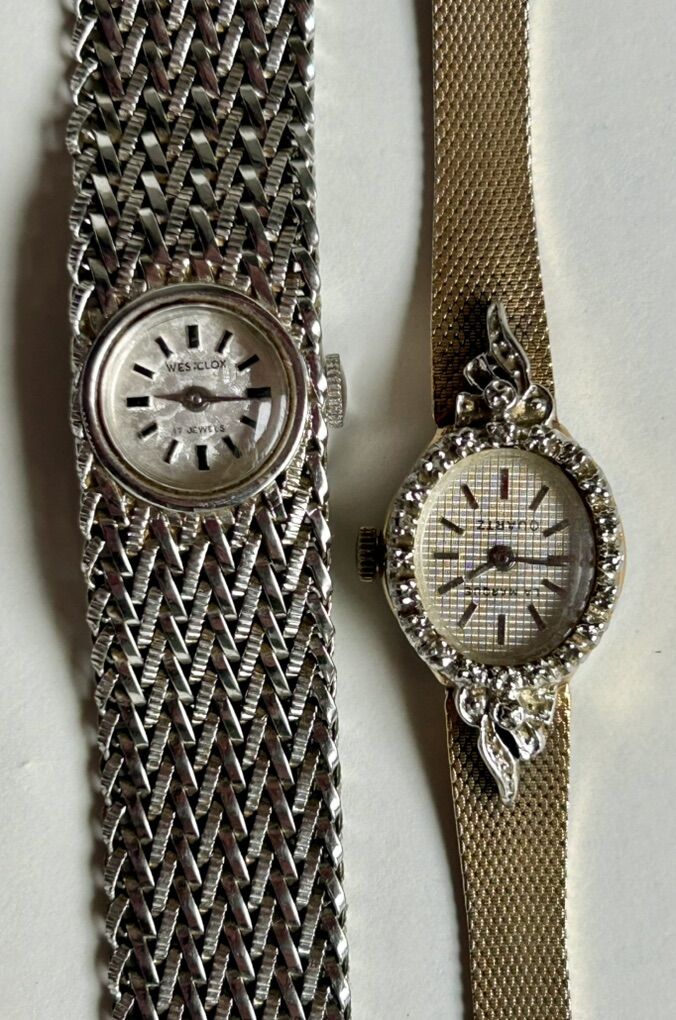 Vintage Womens Watches Fashion Jewelry Gold Silver