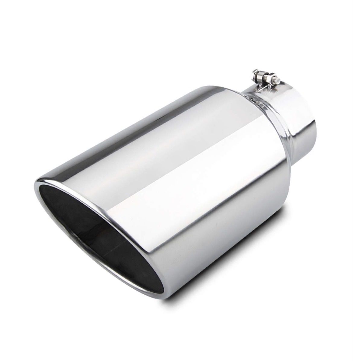 New Polished Exhaust Tip 5" Inlet 5" Outlet