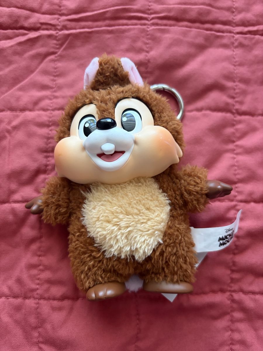 Pop Mart Disney Mickey and Friends Chip 'n' Dale Chip Plush Keychain NEW