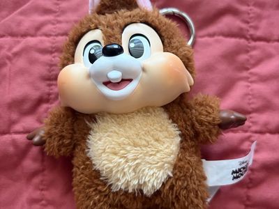 Pop Mart Disney Mickey and Friends Chip 'n' Dale Chip Plush Keychain NEW