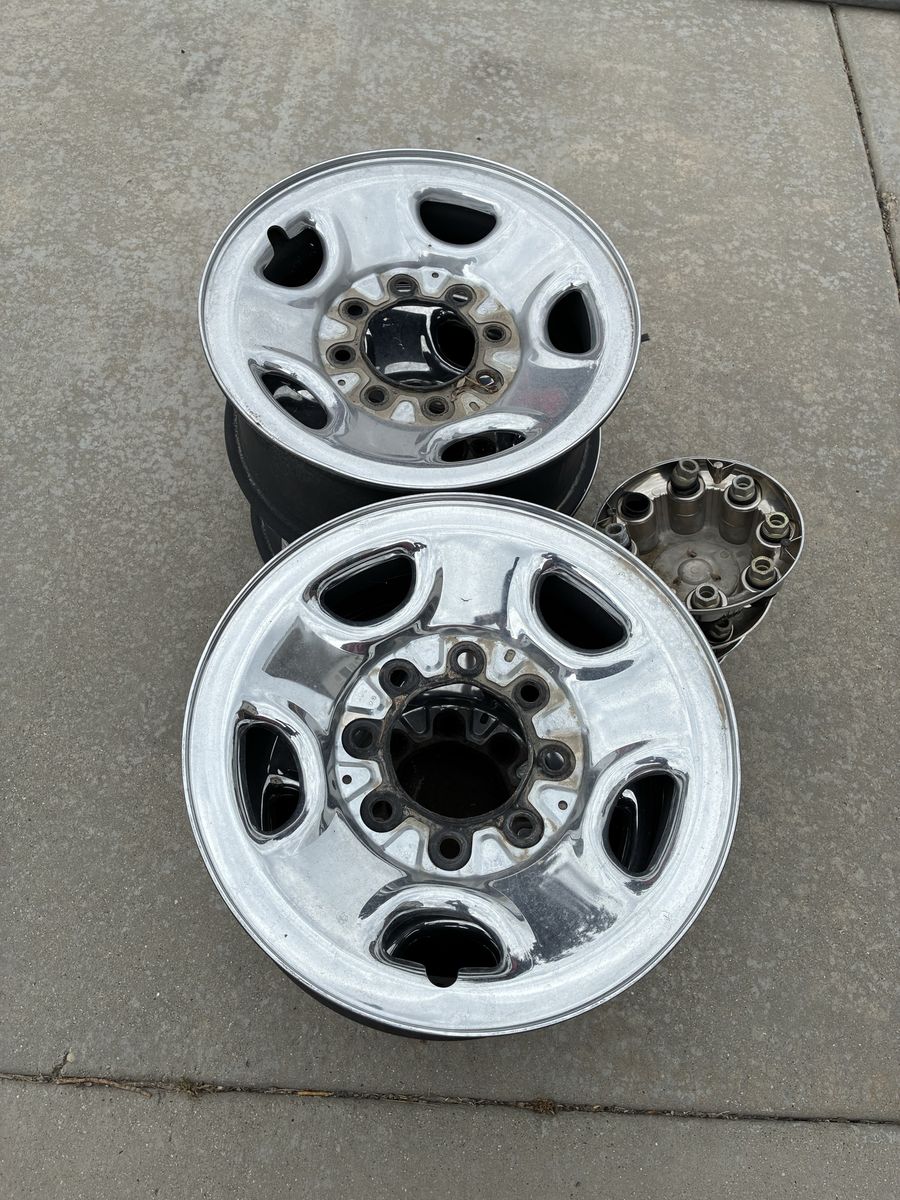 17” GM/ Chevrolet 2500/3500 STEEL WHEEL/ RIM. 2004 Set of 4.