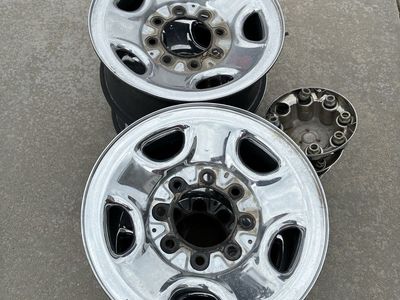 17” GM/ Chevrolet 2500/3500 STEEL WHEEL/ RIM. 2004 Set of 4.