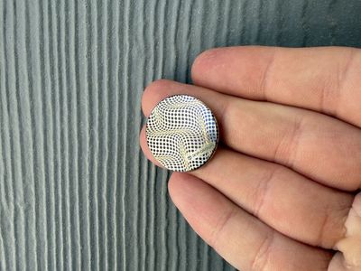 3DP Designs Flatty Golf Ball Marker - Wave Pattern