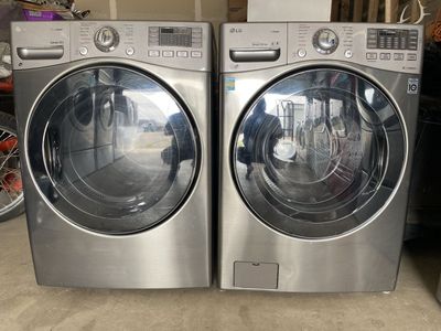 LG Steam Washer And 3 Prong Electric Dryer