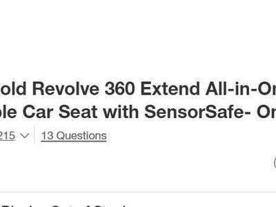 Evenflo Revolve360 Extend All-in-One Rotational Car Seat (Retail: $469)