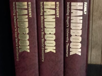 South-Western Student Handbook & Family Handbook with Webster's Dictionary & Roget's Thesaurus 3-Vol Set