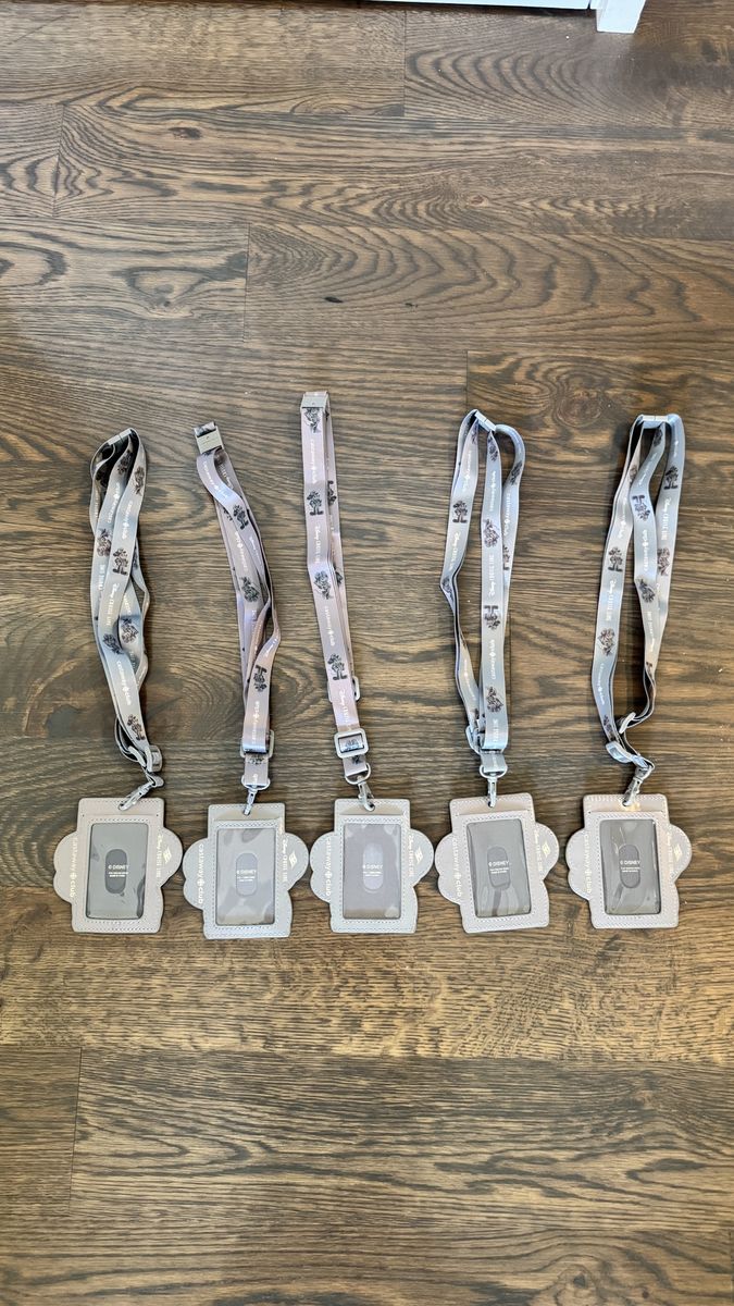 6 Disney cruise line lanyards