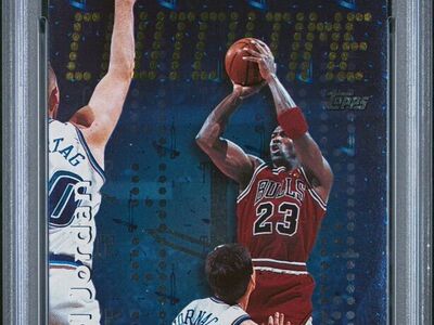 1997 Topps Clutch Time Michael Jordan #CT1 PSA 6