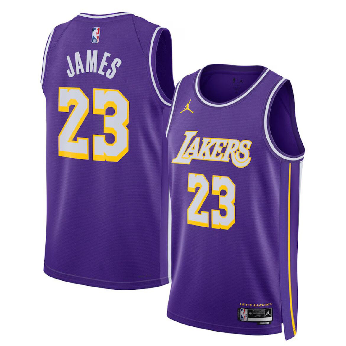 LeBron James #23 | L, XL | LA Lakers Purple Jersey