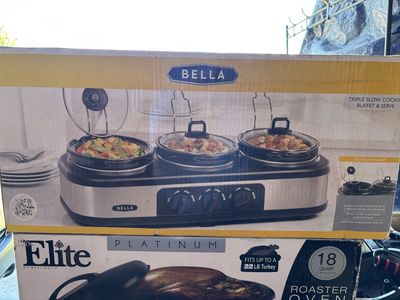 Triple Slow Cooker & Food Warmer