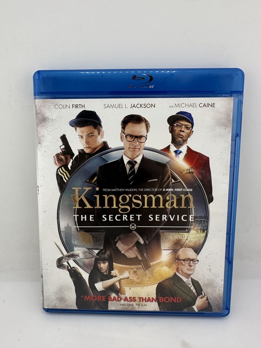 Kingsman The Secret Service Blu-ray 2015 Colin Firth Samuel L Jackson w/ Insert