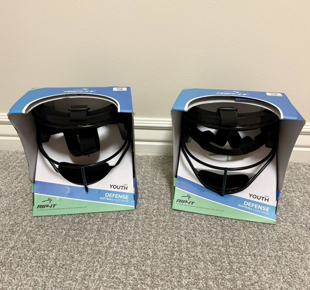 Brand New Rip-It Youth Softball Defenders Masks