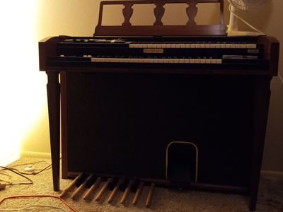 Baldwin Organ Dual Keyboard Wood Console