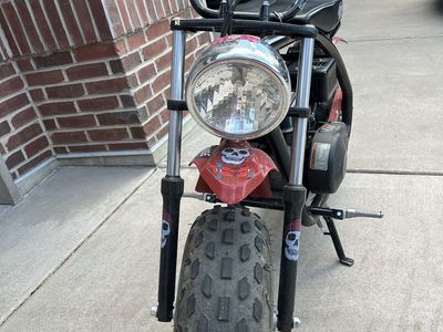 Coleman BT200X 200cc Mini Bike Motorcycle - Pull Start, Dual Suspension, Spare Wheel/Tire