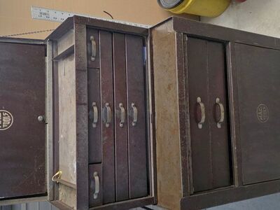 vintage mac tools box with key