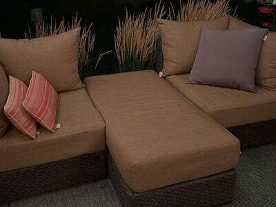 Outdoor Patio Chairs & Ottoman Sunbrella Interchange