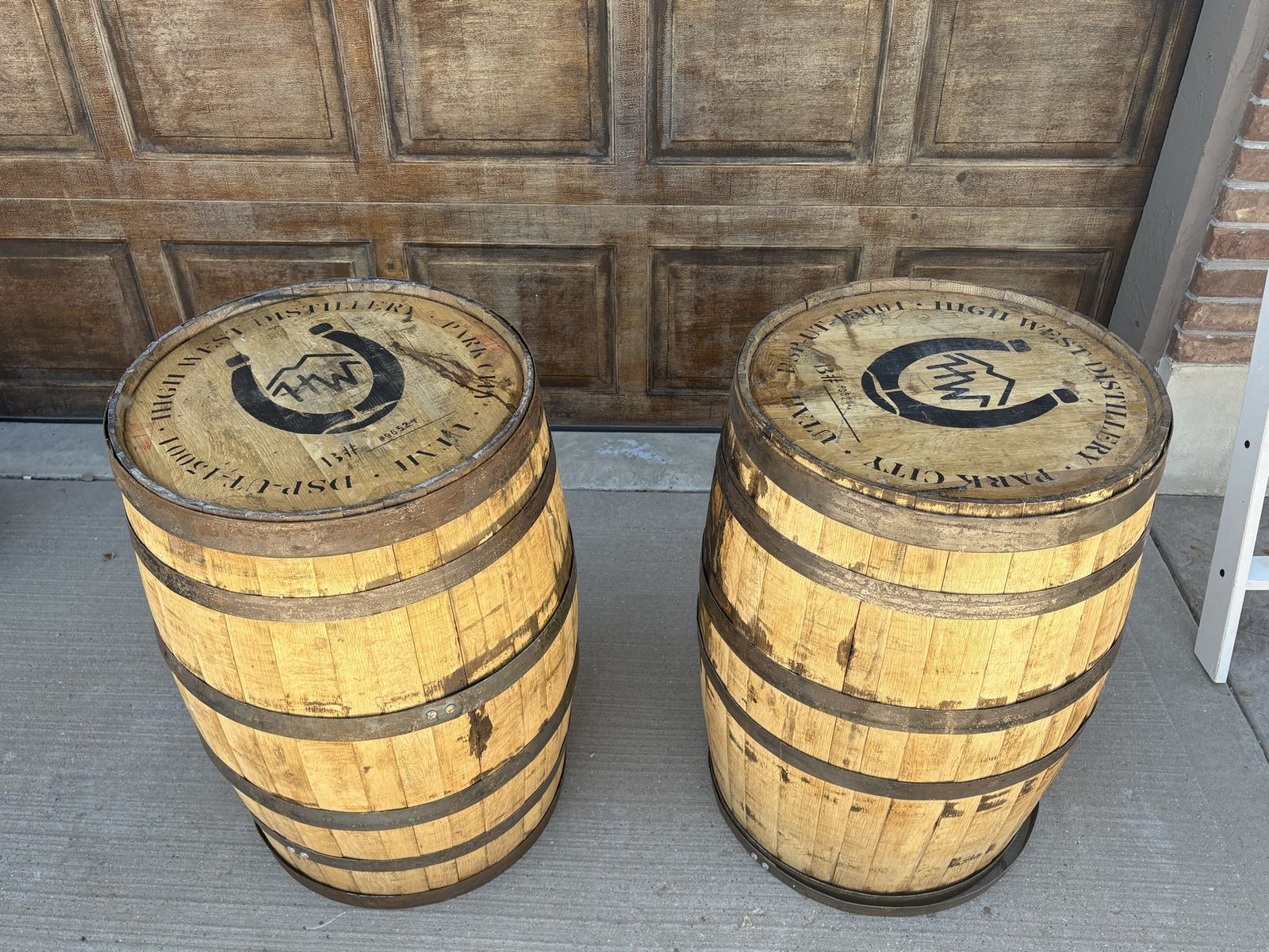 Whiskey barrels