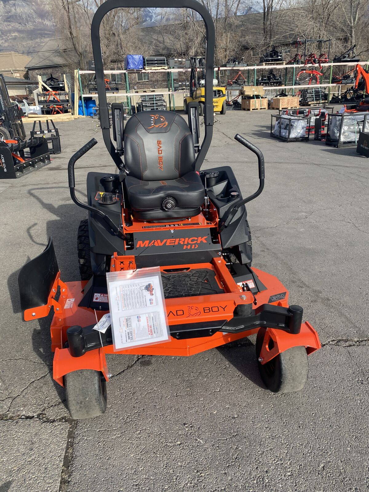 Bad Boy Maverick HD Mower 54" W/Vanguard EFI