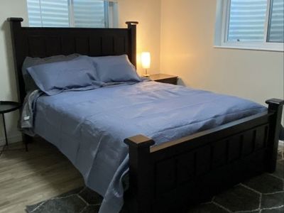 Queen Bed - Dark Brown