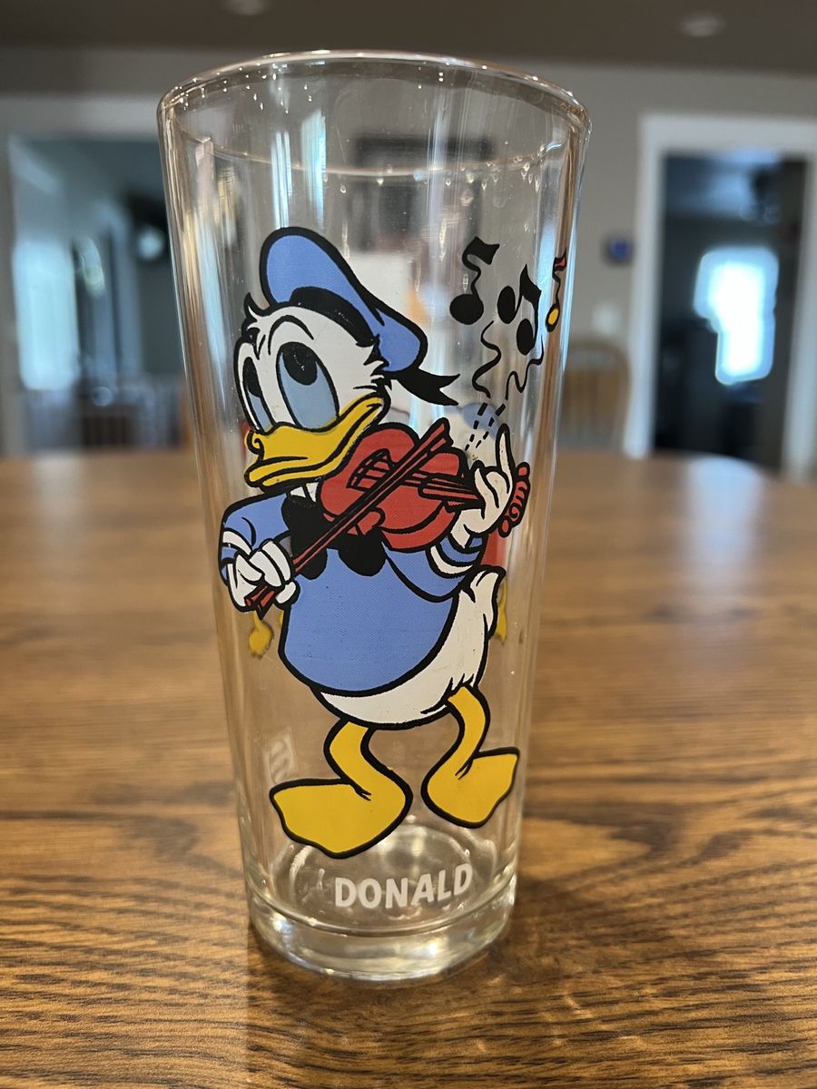 Vintage 1978 Pepsi Collector Series Disney Donald Duck & Nephews 16-ounce Glass