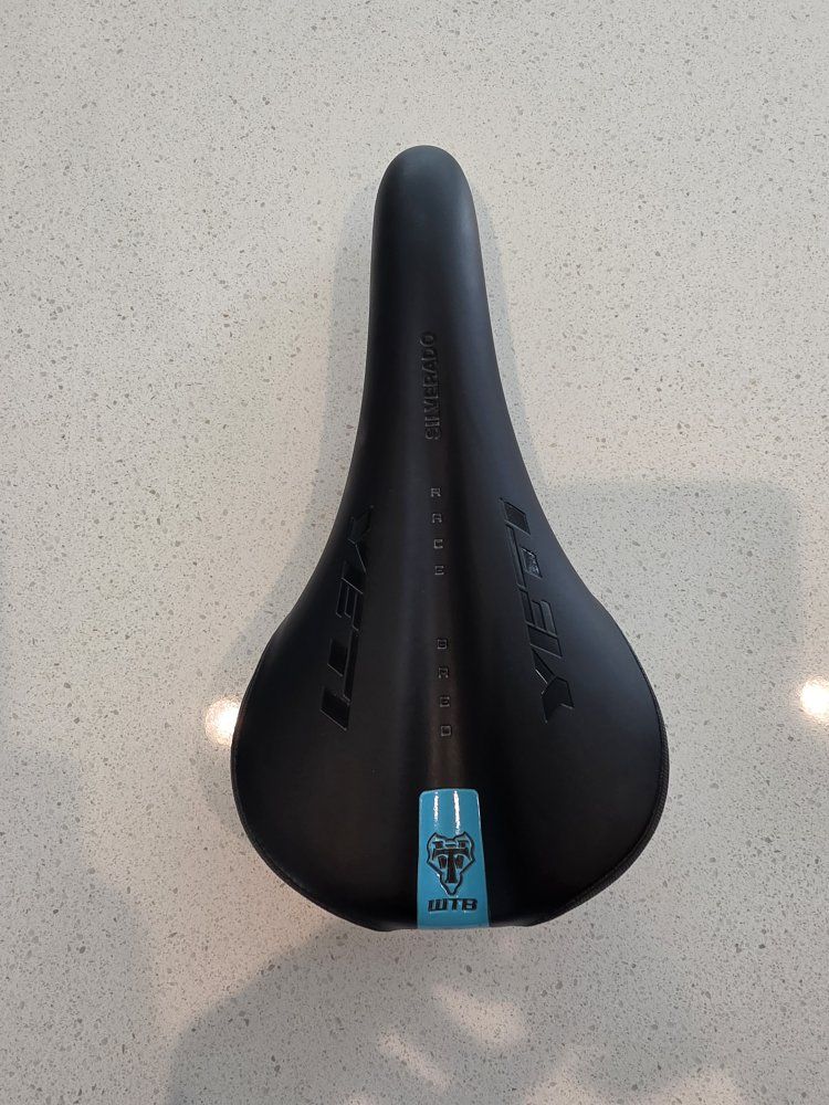 Yeti WTB Silverado Race Saddle - Black / Turquoise Mountain Bike Seat