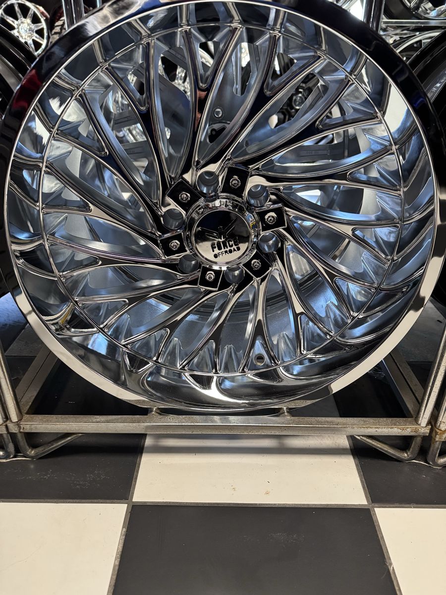 Force Off-Road 1917 Chrome 20x10 Truck Wheels - BrAnd New Set of 4