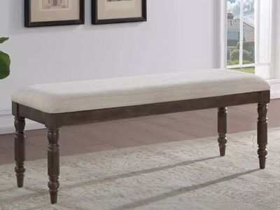 Hutchins Dining Bench Washed Espresso - Steve Silver Co.