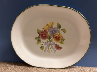 Corningware Corelle Summer Blush Serving Platter
