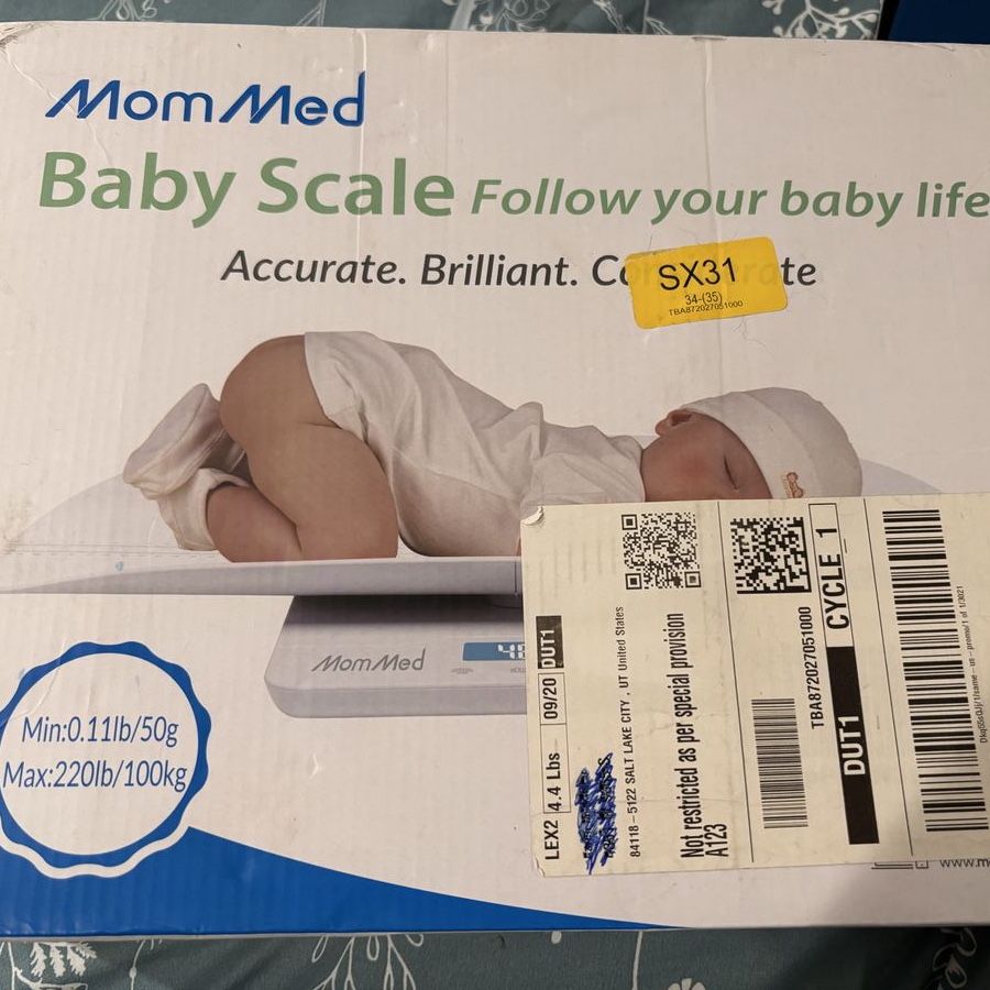 MomMed Baby Scale, Accurate Digital Infant Weight Scale 0.11lb/50g - 220lb/100kg