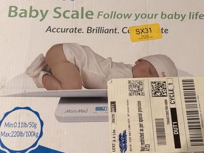 MomMed Baby Scale, Accurate Digital Infant Weight Scale 0.11lb/50g - 220lb/100kg