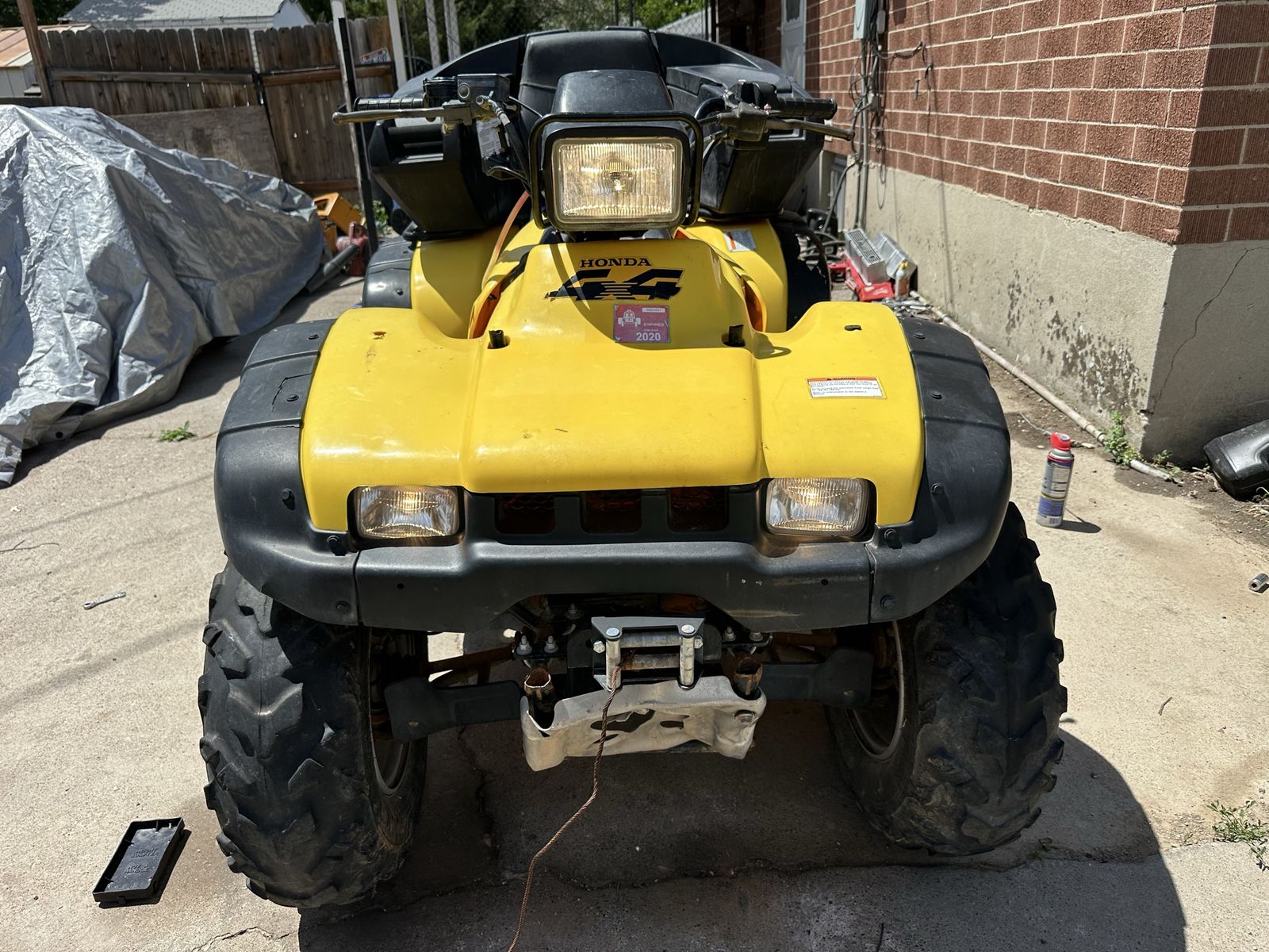 1998 honda foreman es 450 4x4  clean title  $1850 price firm new carb new battery