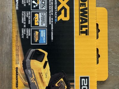 Dewalt XR Powerstack Battery and Charger