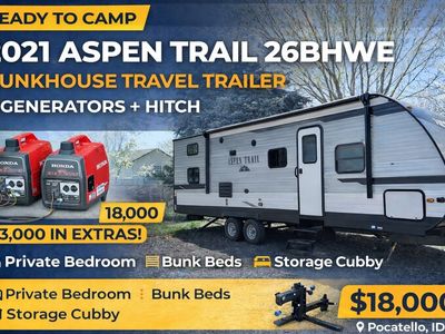2021 Dutchman Aspen Trail Bunkhouse W/ Generator