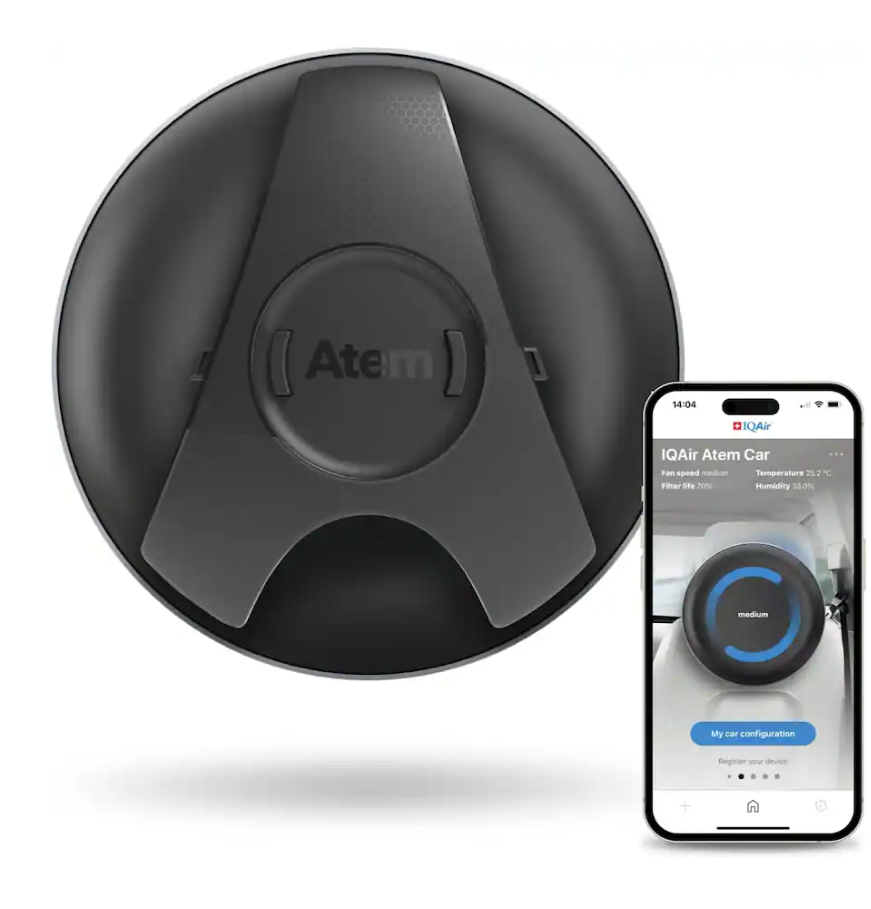 IQAir - Atem Car Portable Air Purifier
