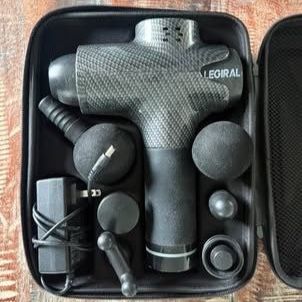 Legiral Percussion Massage Gun with 6 Heads & Charger - Deep Tissue, Muscle Recovery