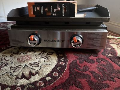 Blackstone 2-Burner Tabletop Propane Griddle with Cleaning Kit