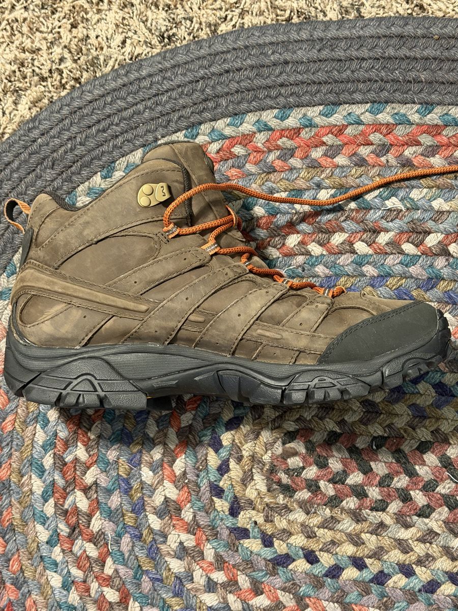 Merrell Moab 2 Prime Mid WP Hiking Boots Canteen Men's Size 11.5