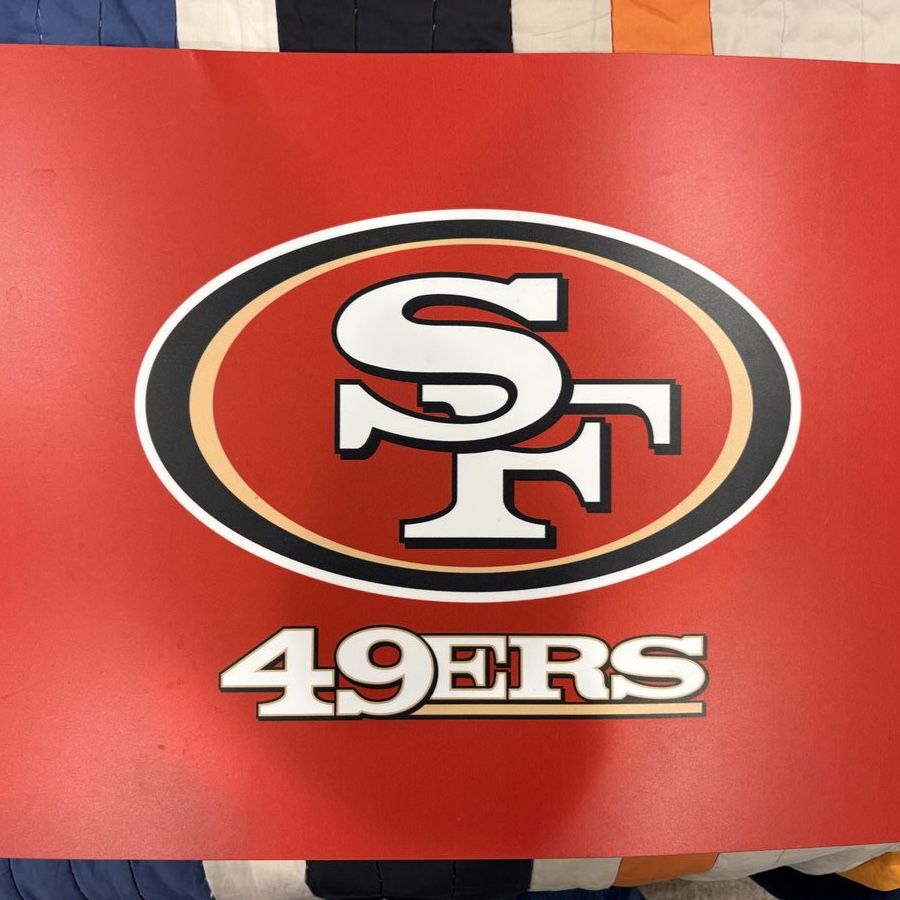 San Francisco 49ers NFL Team Logo Desk Protector