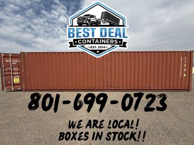 40’ HC USED SHIPPING CONTAINERS FOR SALE