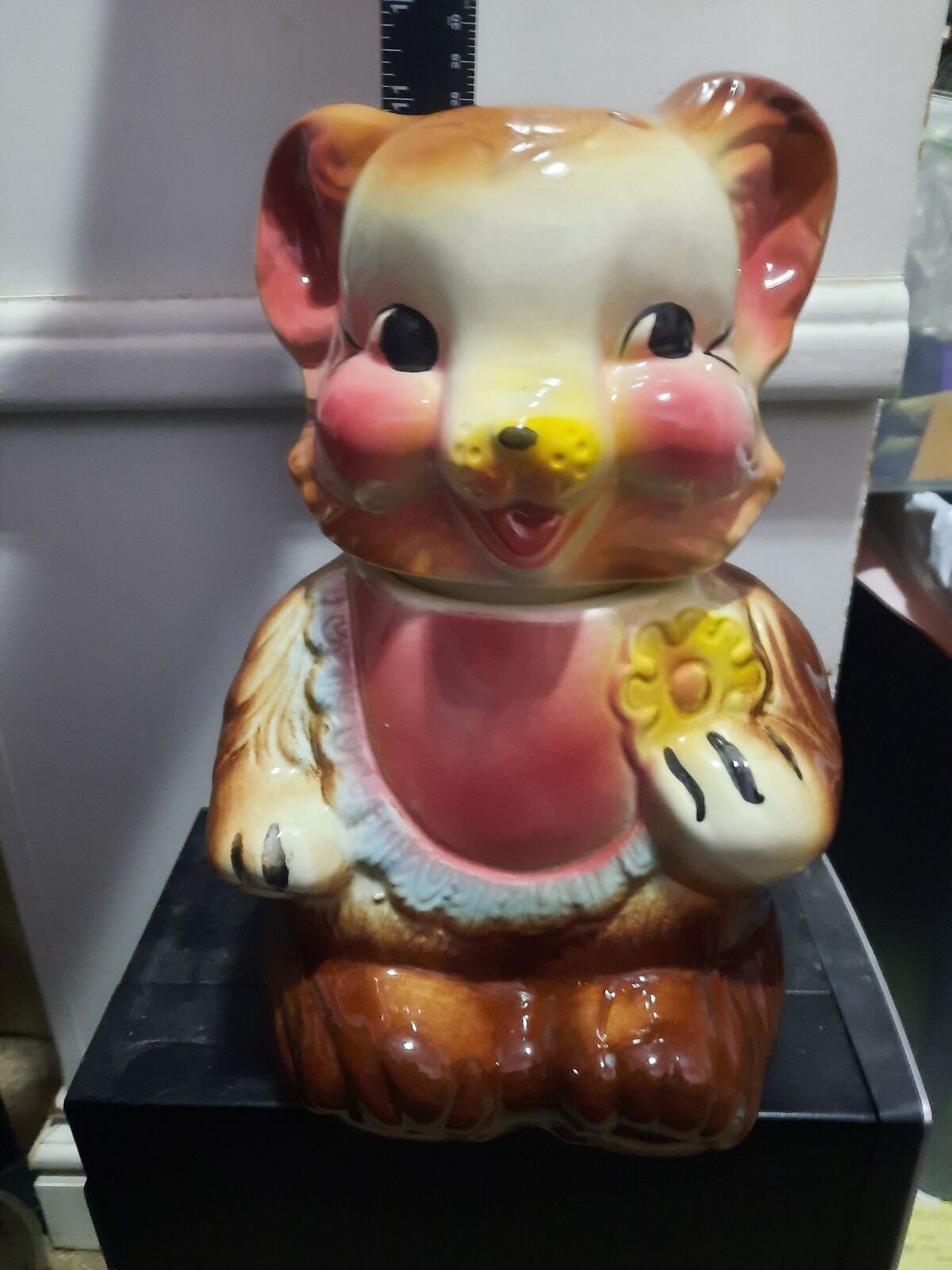 vintage bear cookie jar