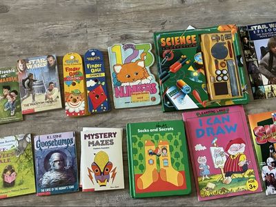 Children's Vintage Book Lot - Animorphs, Goosebumps, Star Wars, Beverly Cleary, Activity Books, Tuck Everlasting, Science, books