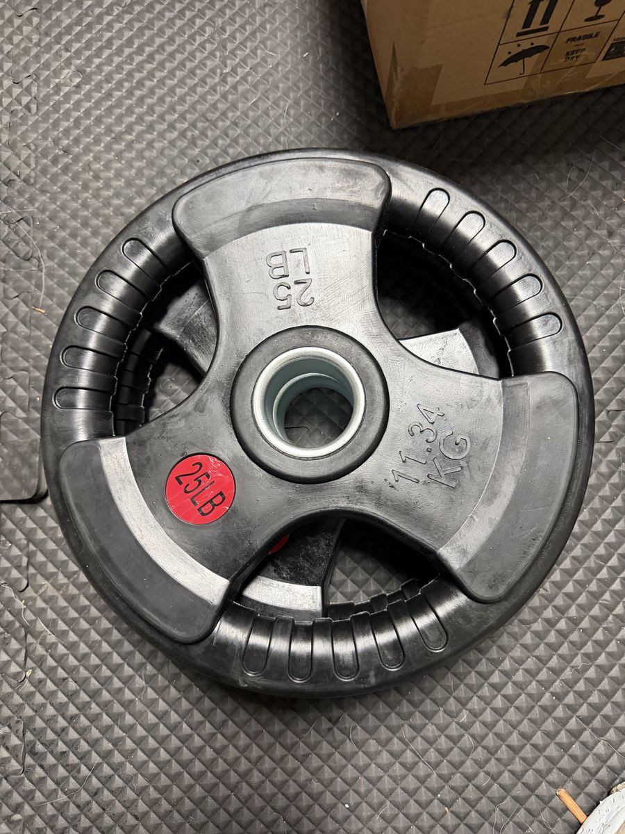 Pair of 25 LB Olympic Weight Plates – Brand New